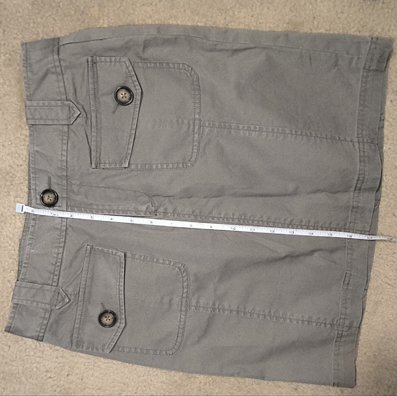 Banana Republic Green Cargo Pockets Mini Skirt - Picture 15 of 16